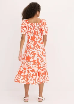 Vestido midi de algodón orgánico puro