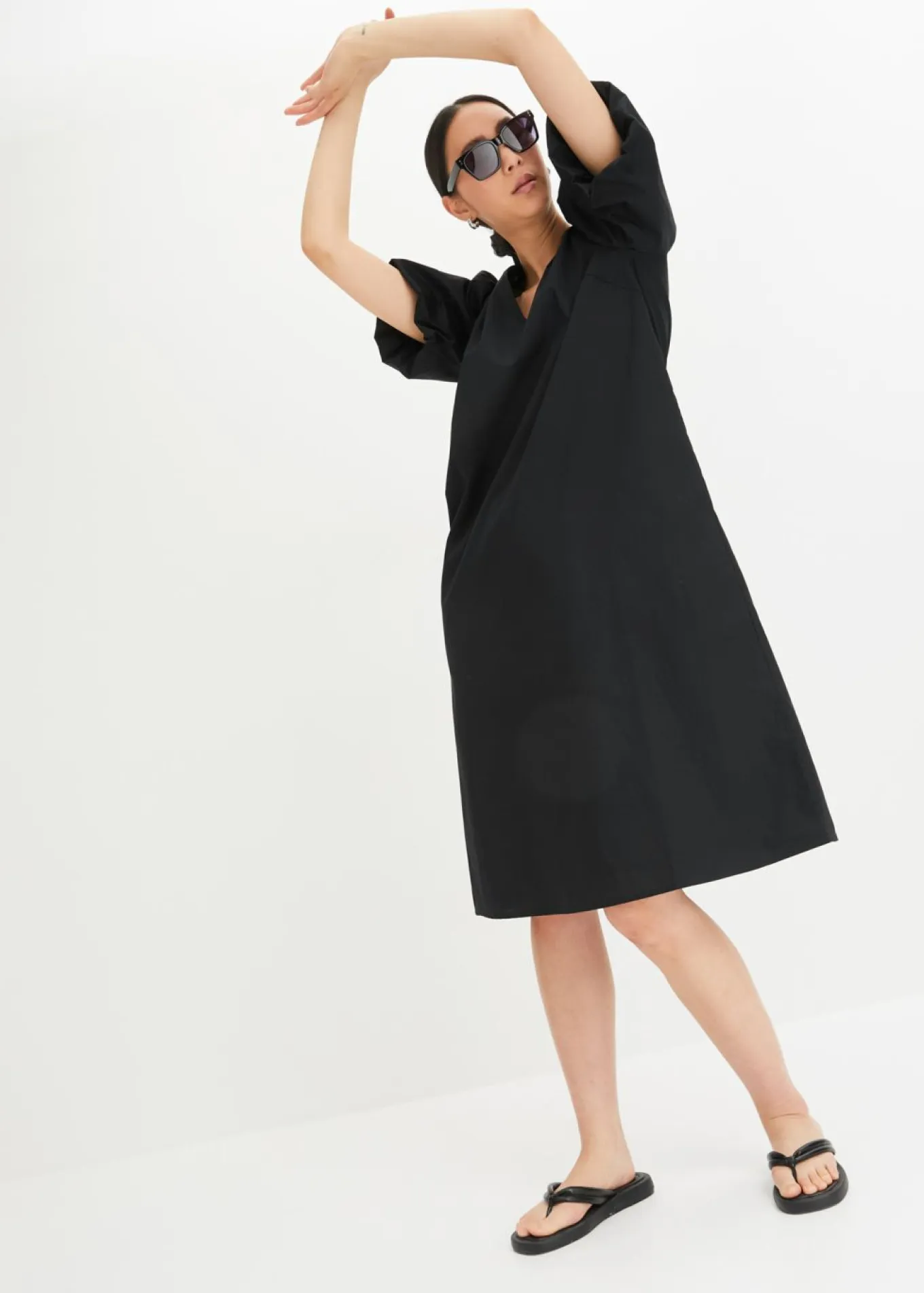 Vestido midi de algodón orgánico