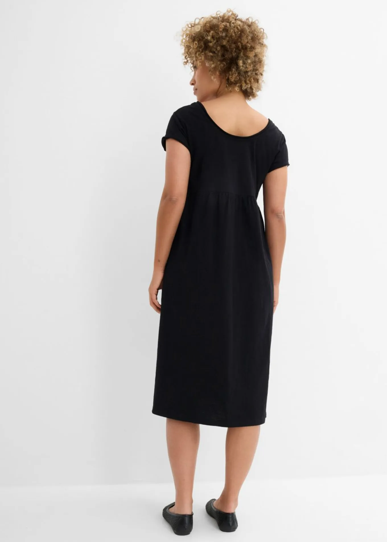 Vestido midi de algodón orgánico puro