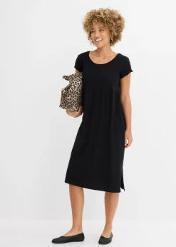 Vestido midi de algodón orgánico puro