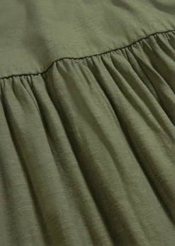 Vestido midi de algodón orgánico puro