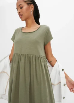 Vestido midi de algodón orgánico puro