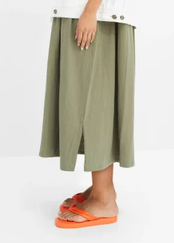 Vestido midi de algodón orgánico puro