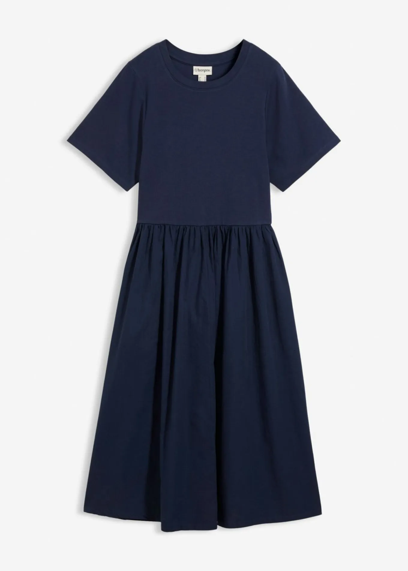Vestido midi de algodón puro