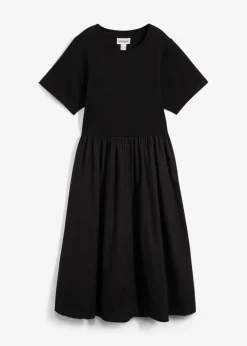 Vestido midi de algodón puro