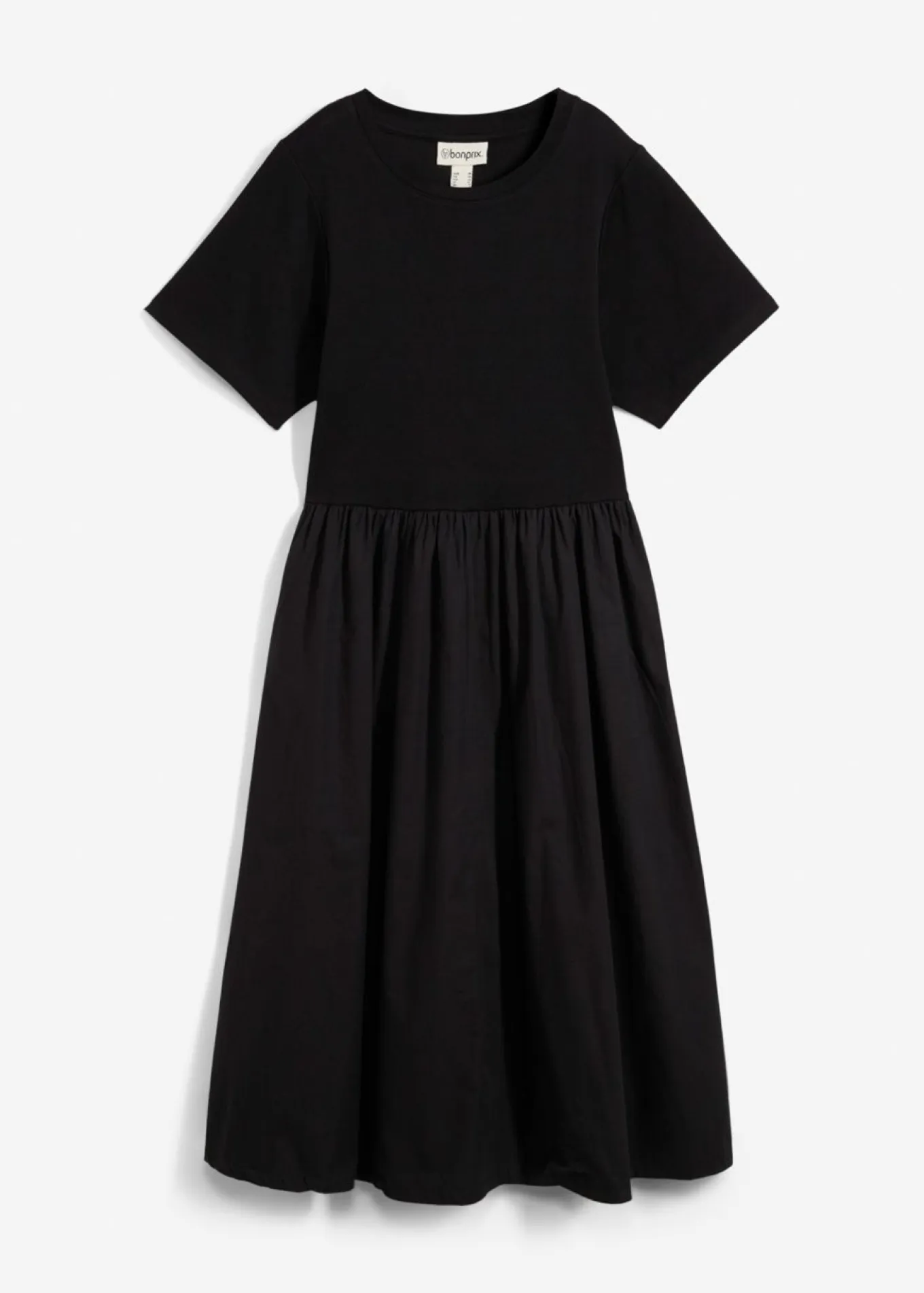 Vestido midi de algodón puro