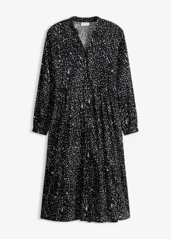 Vestido midi de algodón puro