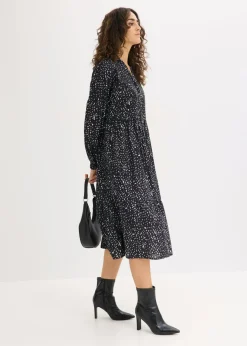 Vestido midi de algodón puro