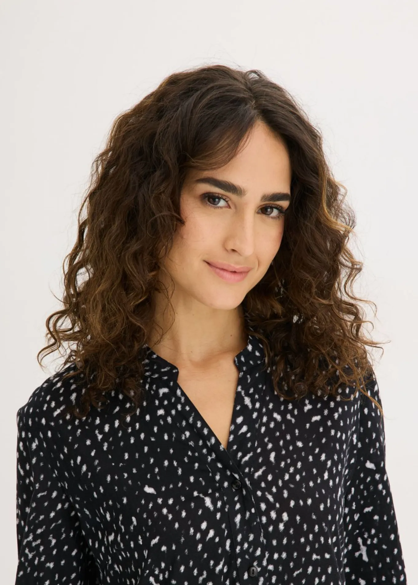 Vestido midi de algodón puro
