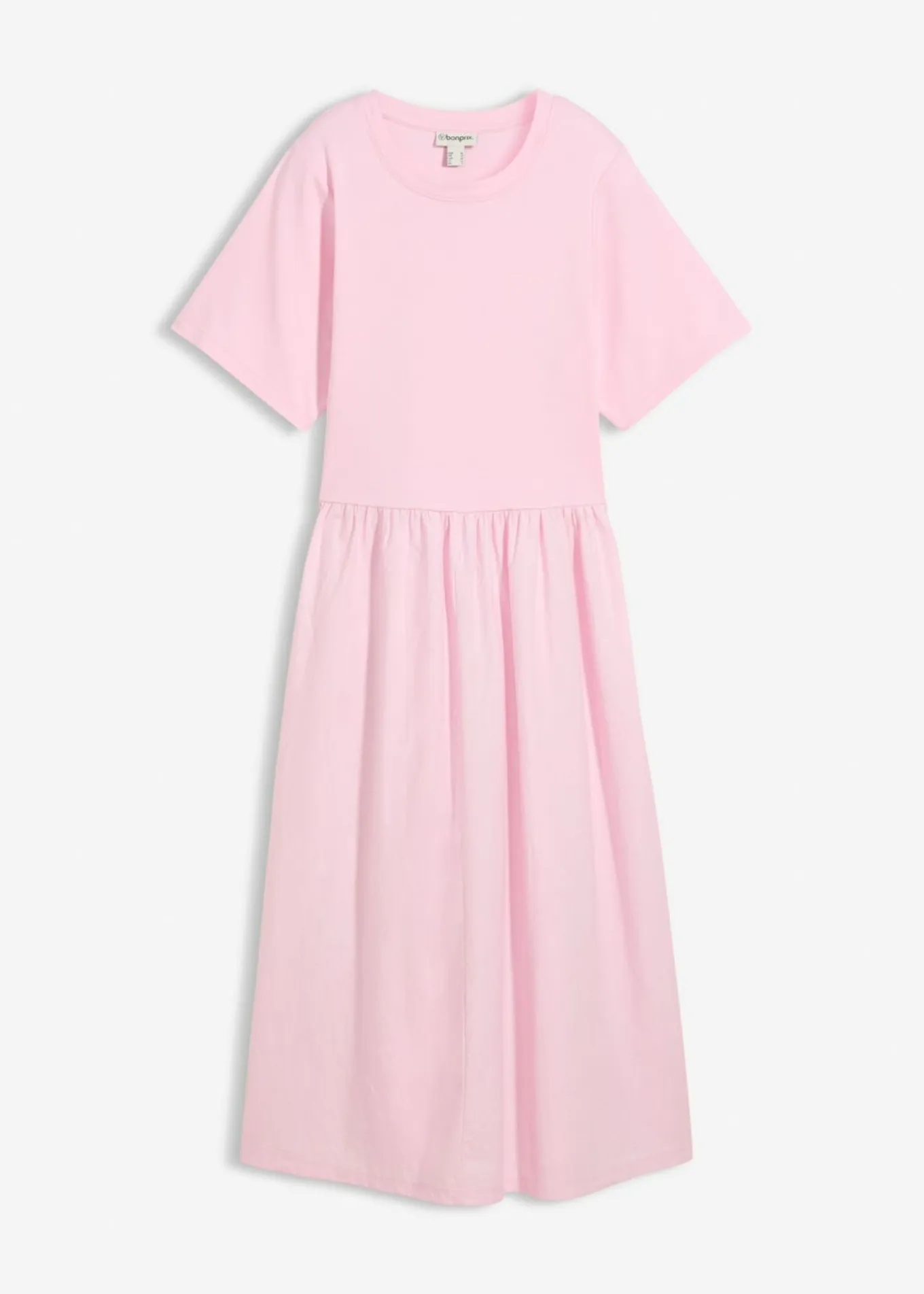 Vestido midi de algodón puro