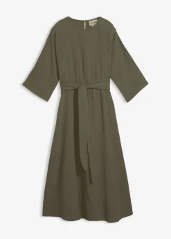 Vestido midi de algodón suave