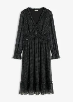 Vestido midi de malla