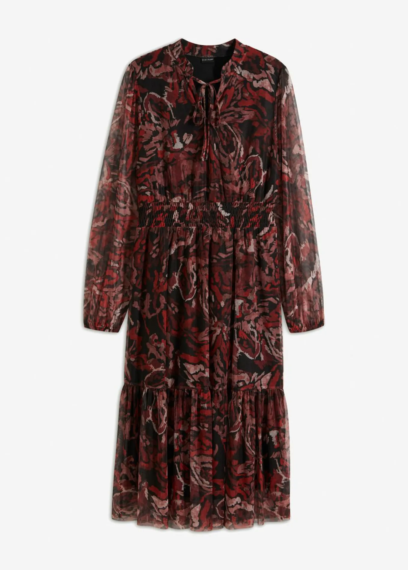 Vestido midi de malla