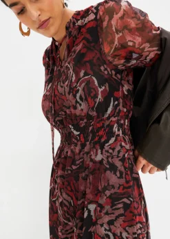 Vestido midi de malla