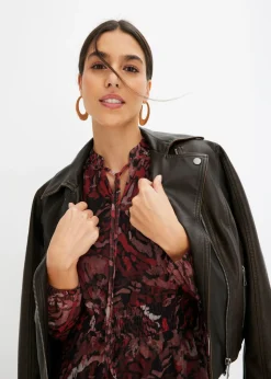 Vestido midi de malla