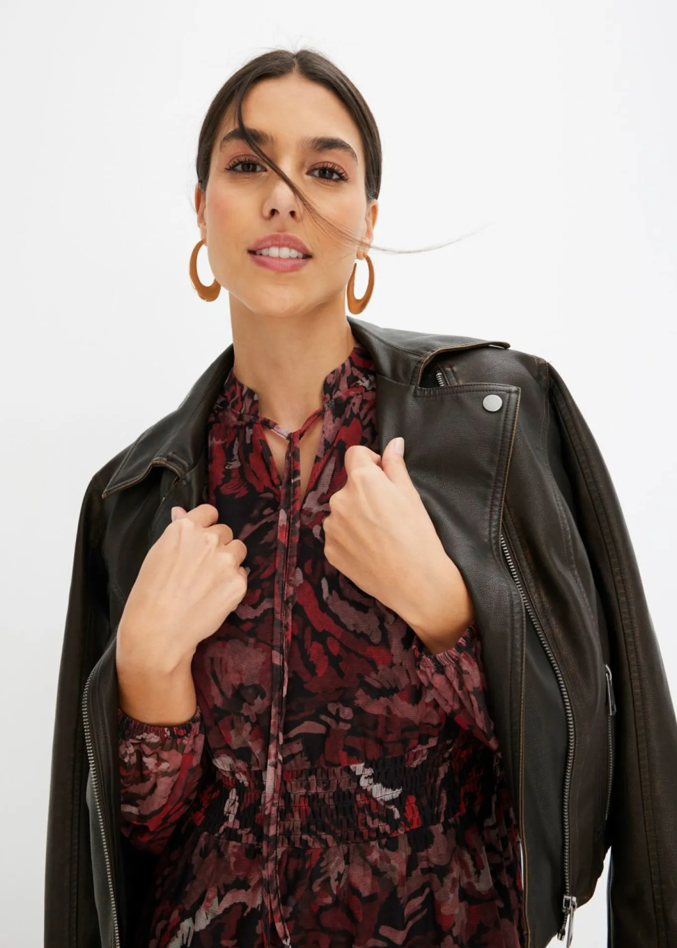 Vestido midi de malla