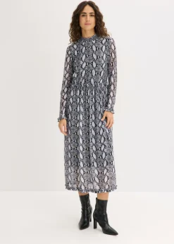 Vestido midi de malla suave