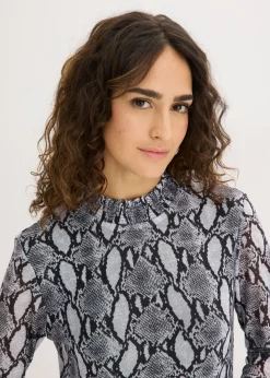 Vestido midi de malla suave