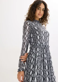 Vestido midi de malla suave