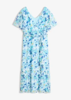 Vestido midi de malla suave