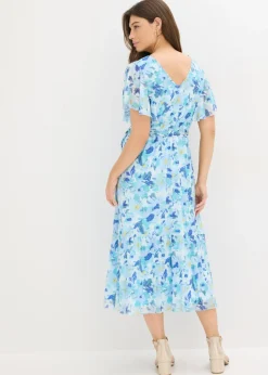 Vestido midi de malla suave