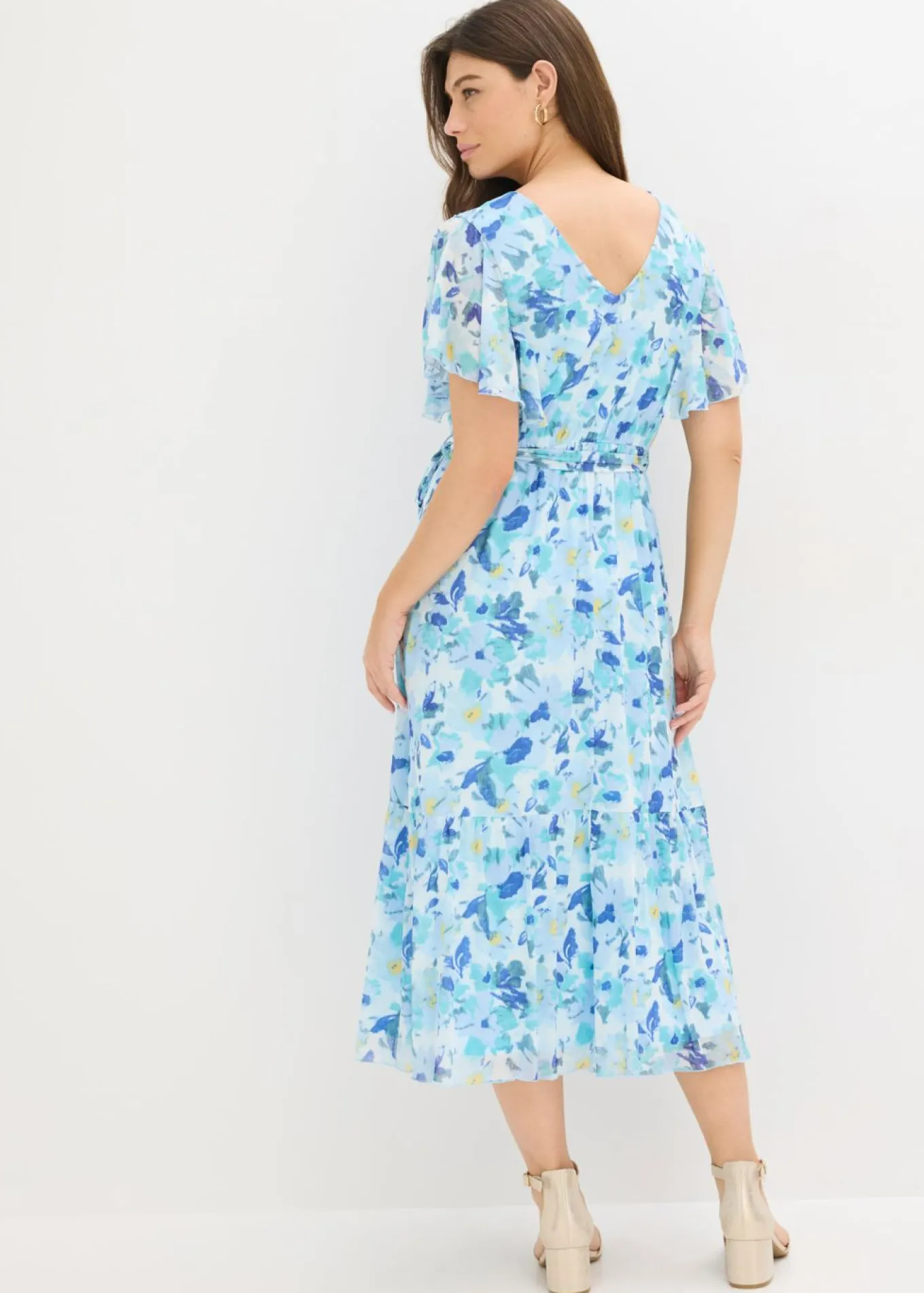 Vestido midi de malla suave