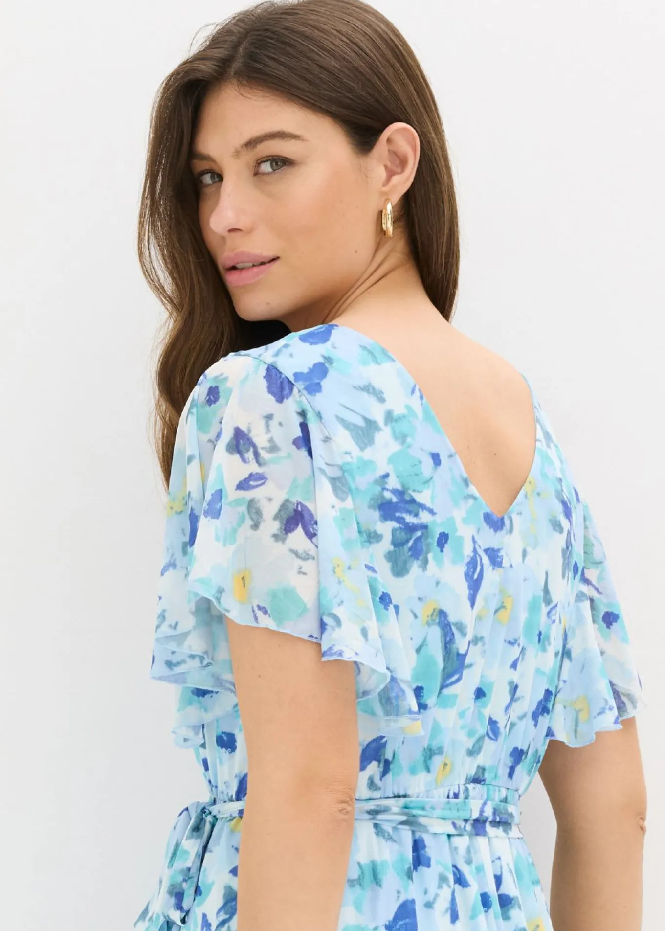Vestido midi de malla suave