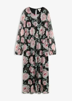 Vestido midi de malla suave