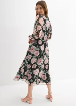 Vestido midi de malla suave