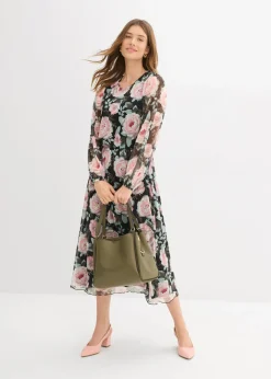Vestido midi de malla suave