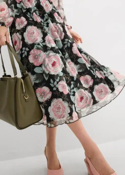 Vestido midi de malla suave