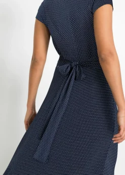 Vestido midi de mezcla de viscosa