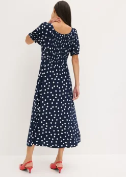 Vestido midi de mezcla de viscosa