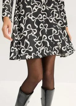 Vestido midi de mezcla de viscosa fluida