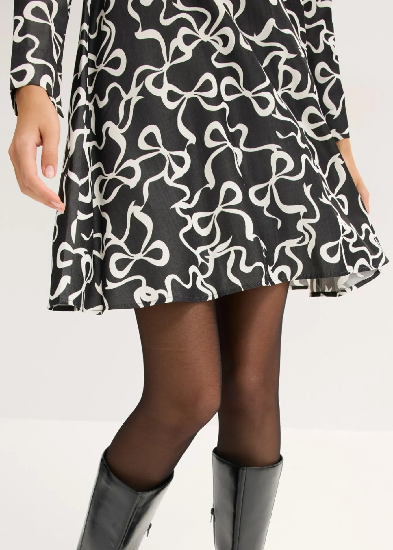 Vestido midi de mezcla de viscosa fluida