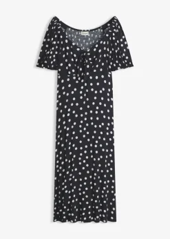 Vestido midi de mezcla de viscosa