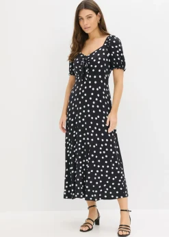 Vestido midi de mezcla de viscosa