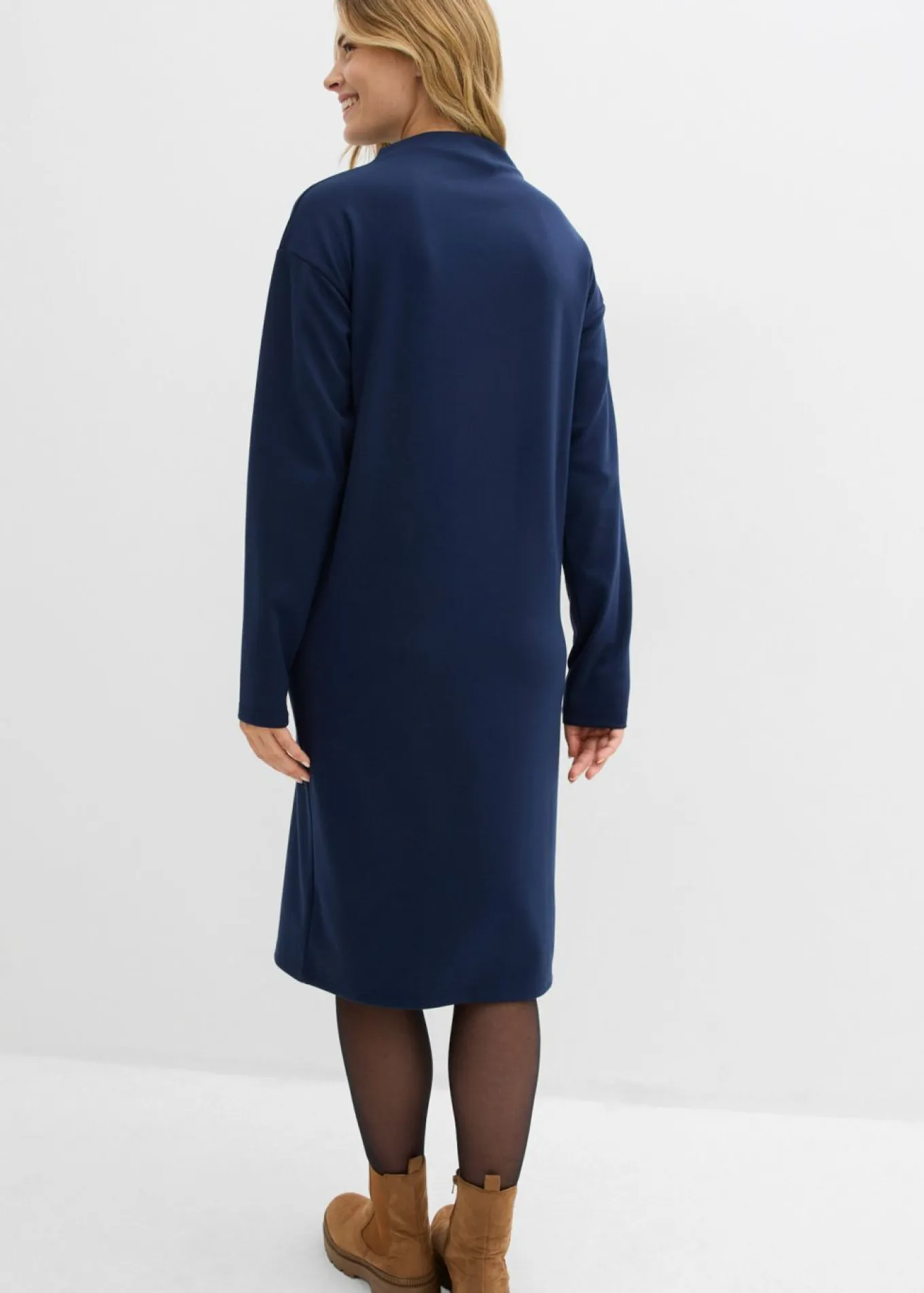 Vestido midi de mezcla de viscosa