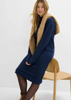 Vestido midi de mezcla de viscosa