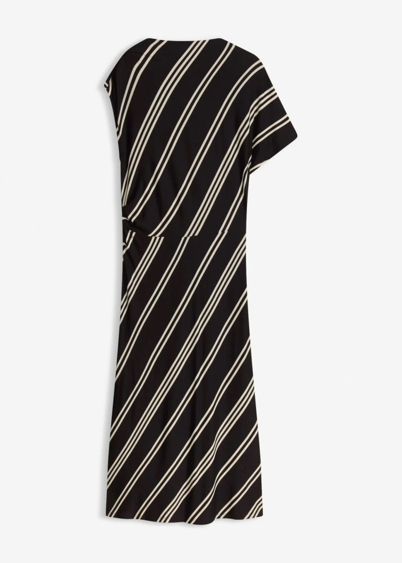 Vestido midi de mezcla de viscosa suave
