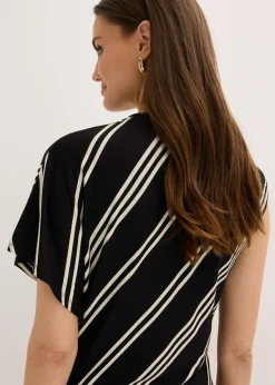Vestido midi de mezcla de viscosa suave