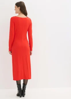 Vestido midi de punto