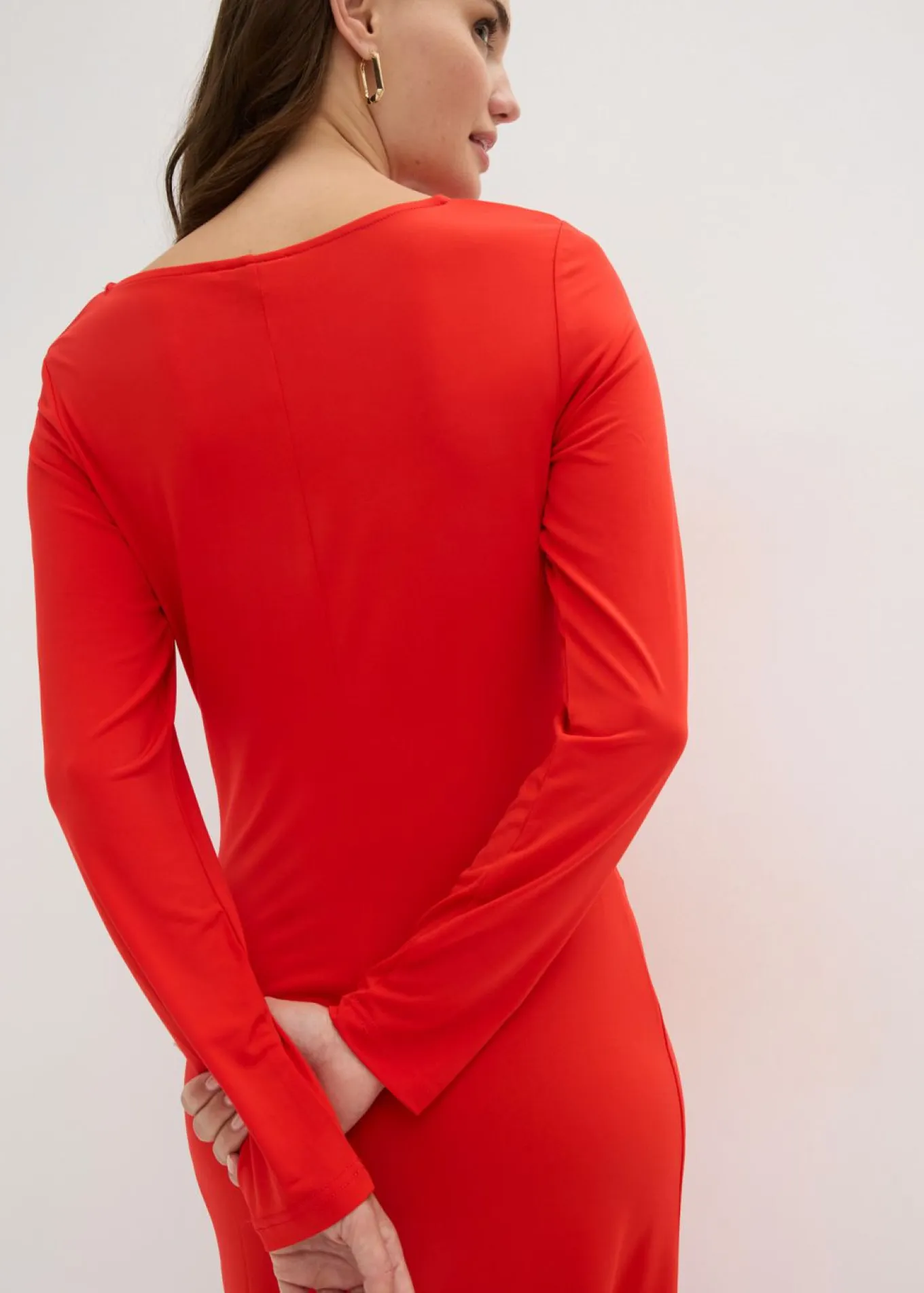 Vestido midi de punto