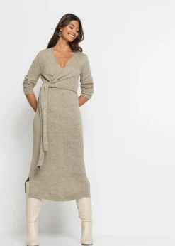 Vestido midi de punto