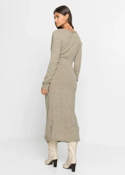 Vestido midi de punto