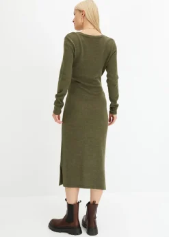 Vestido midi de punto