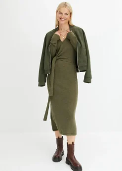 Vestido midi de punto