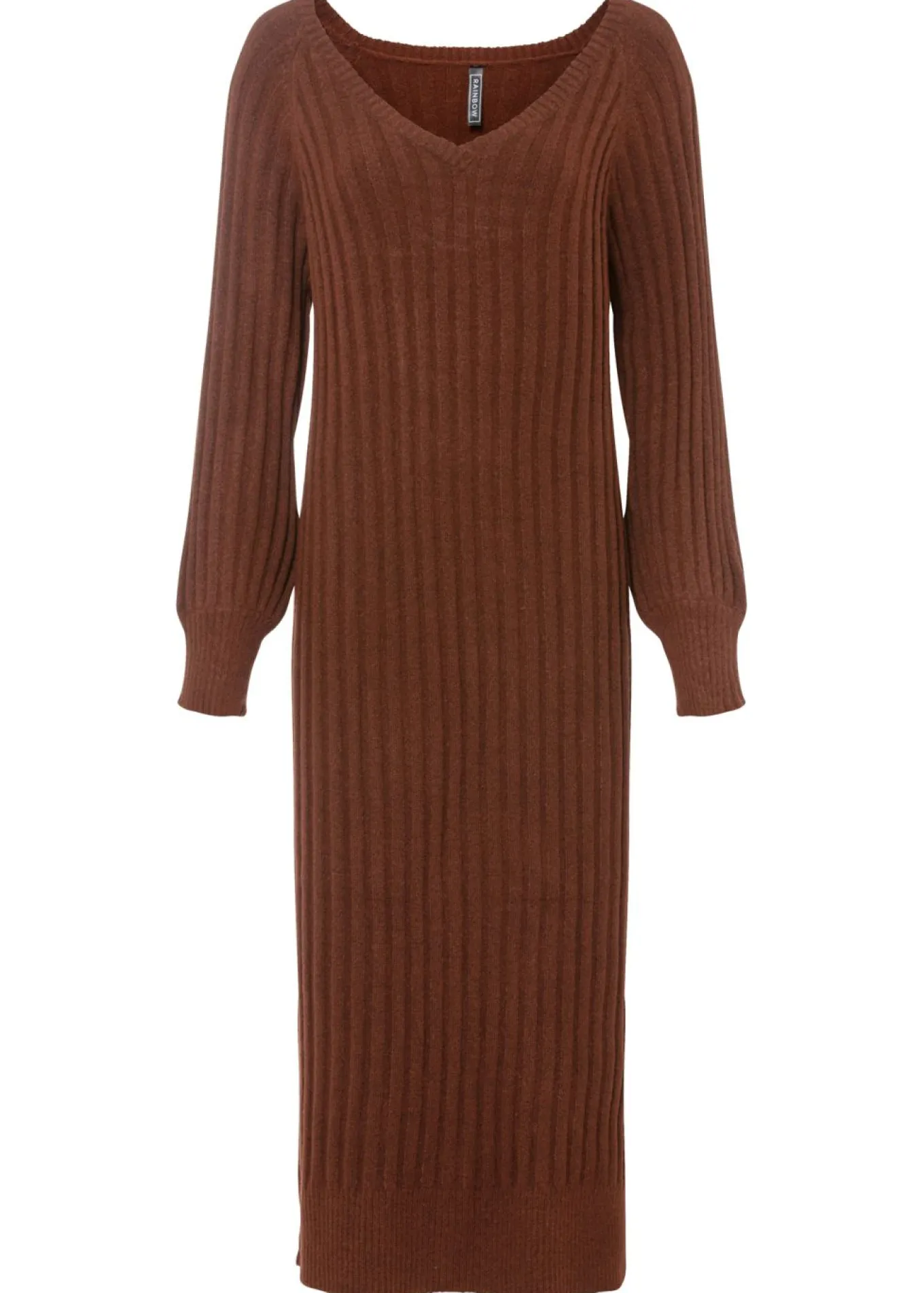 Vestido midi de punto