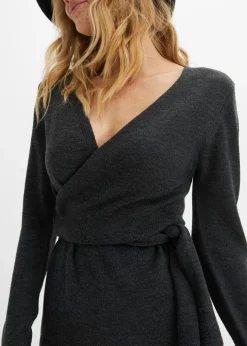 Vestido midi de punto