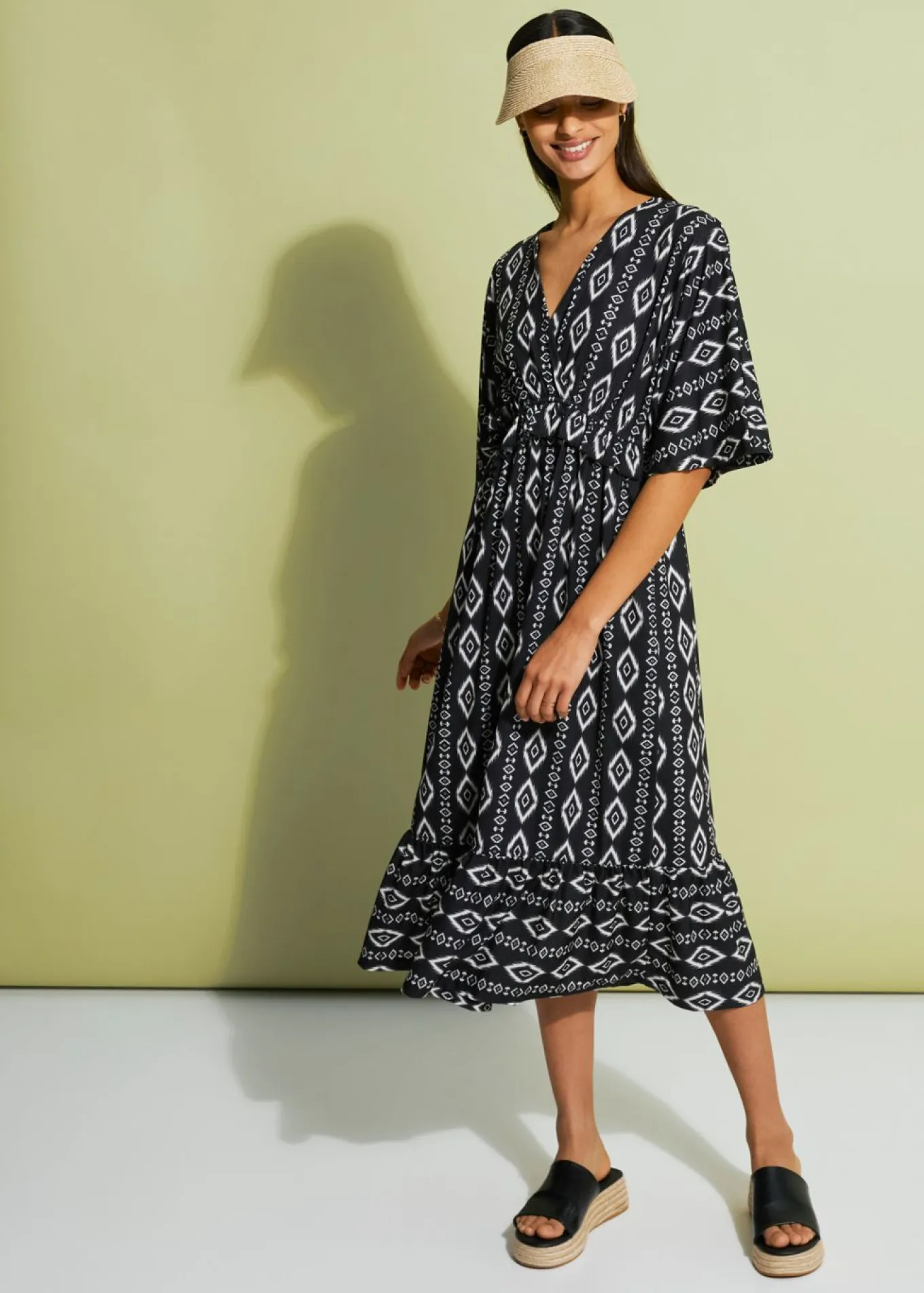Vestido midi de punto